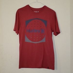 Hurley Unisex Red Tshirt